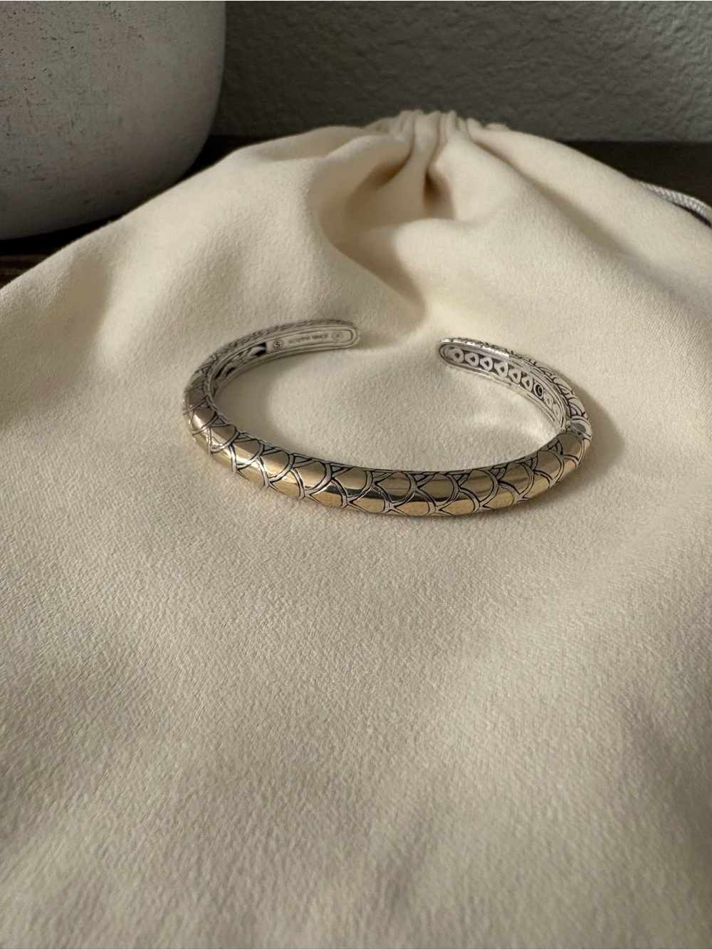 John Hardy Naga unisex cuff.